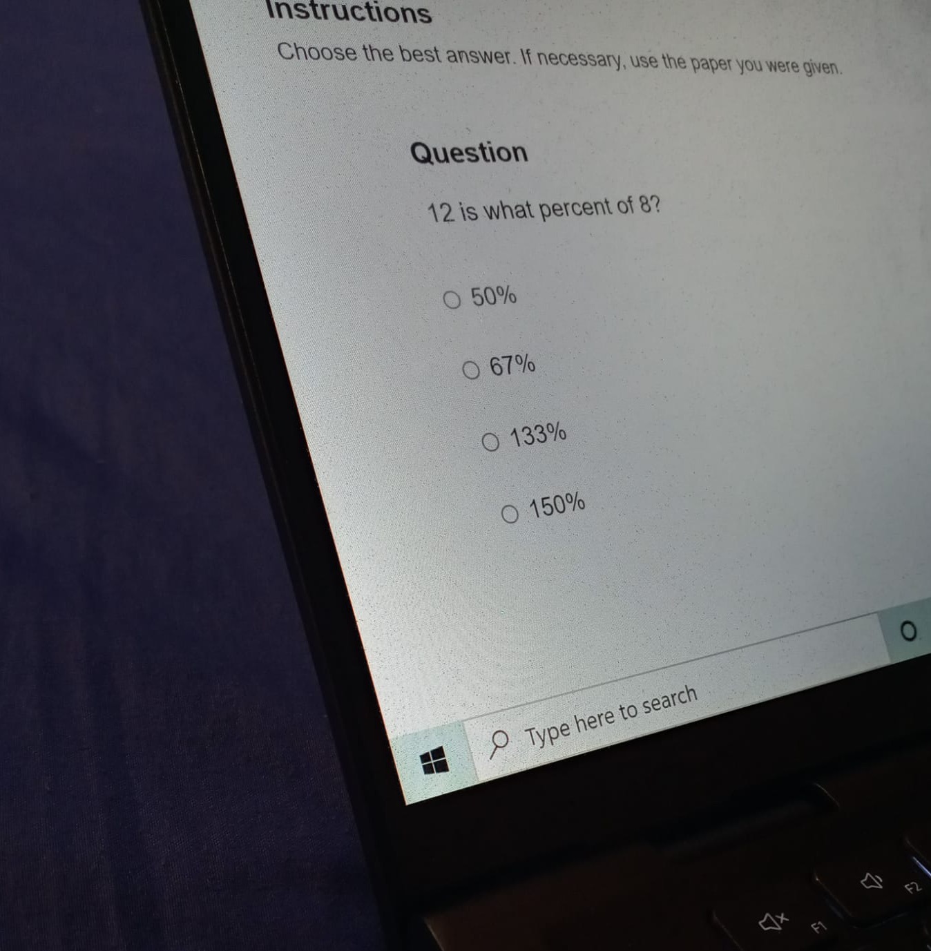 Instructions Choose the best answer. If