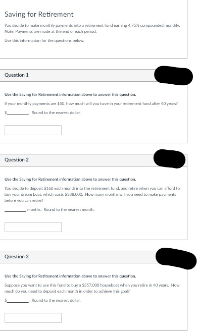 Saving for Retirement You decide to make monthly