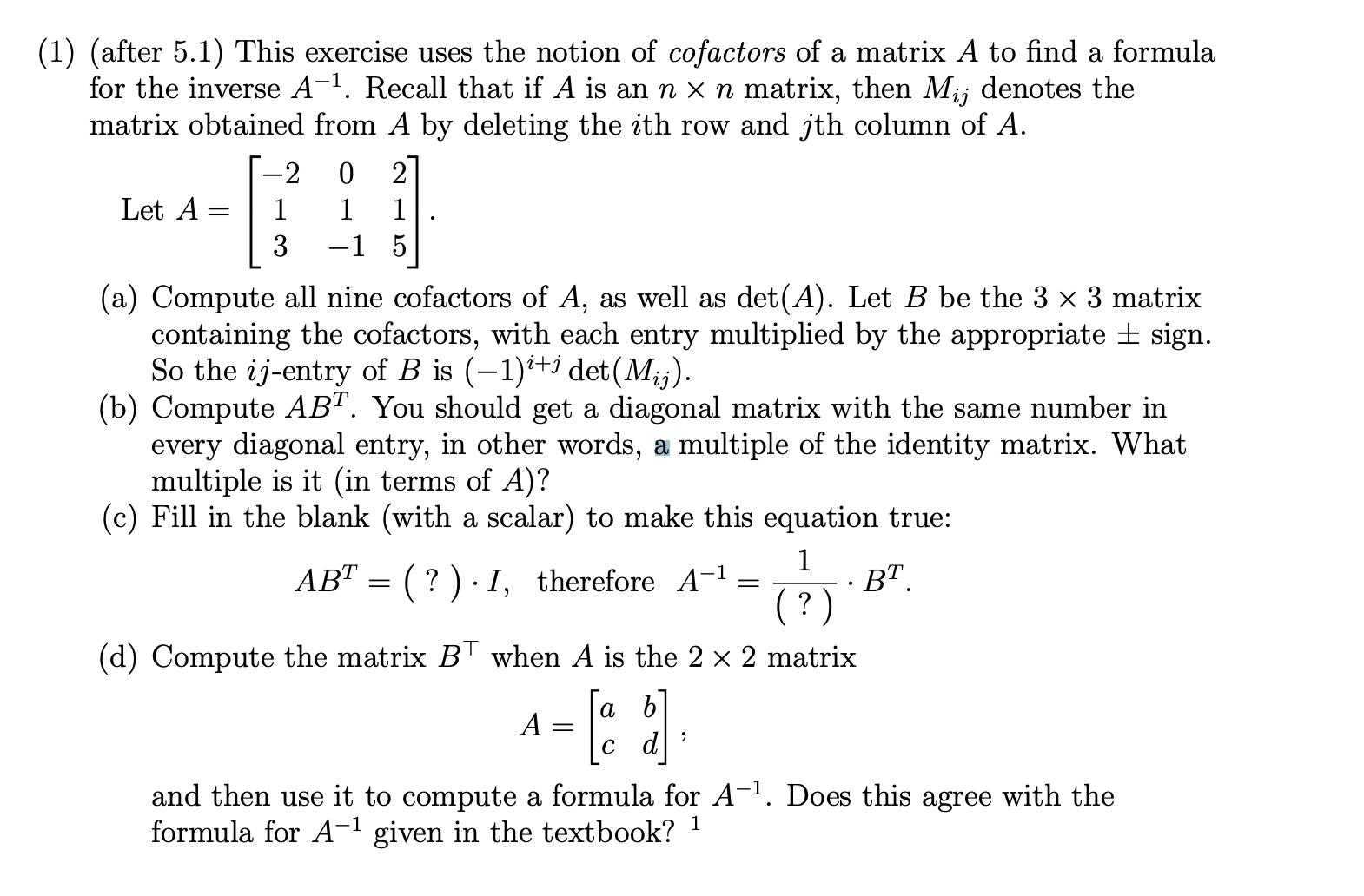 how to do the question D, please explain thanks
