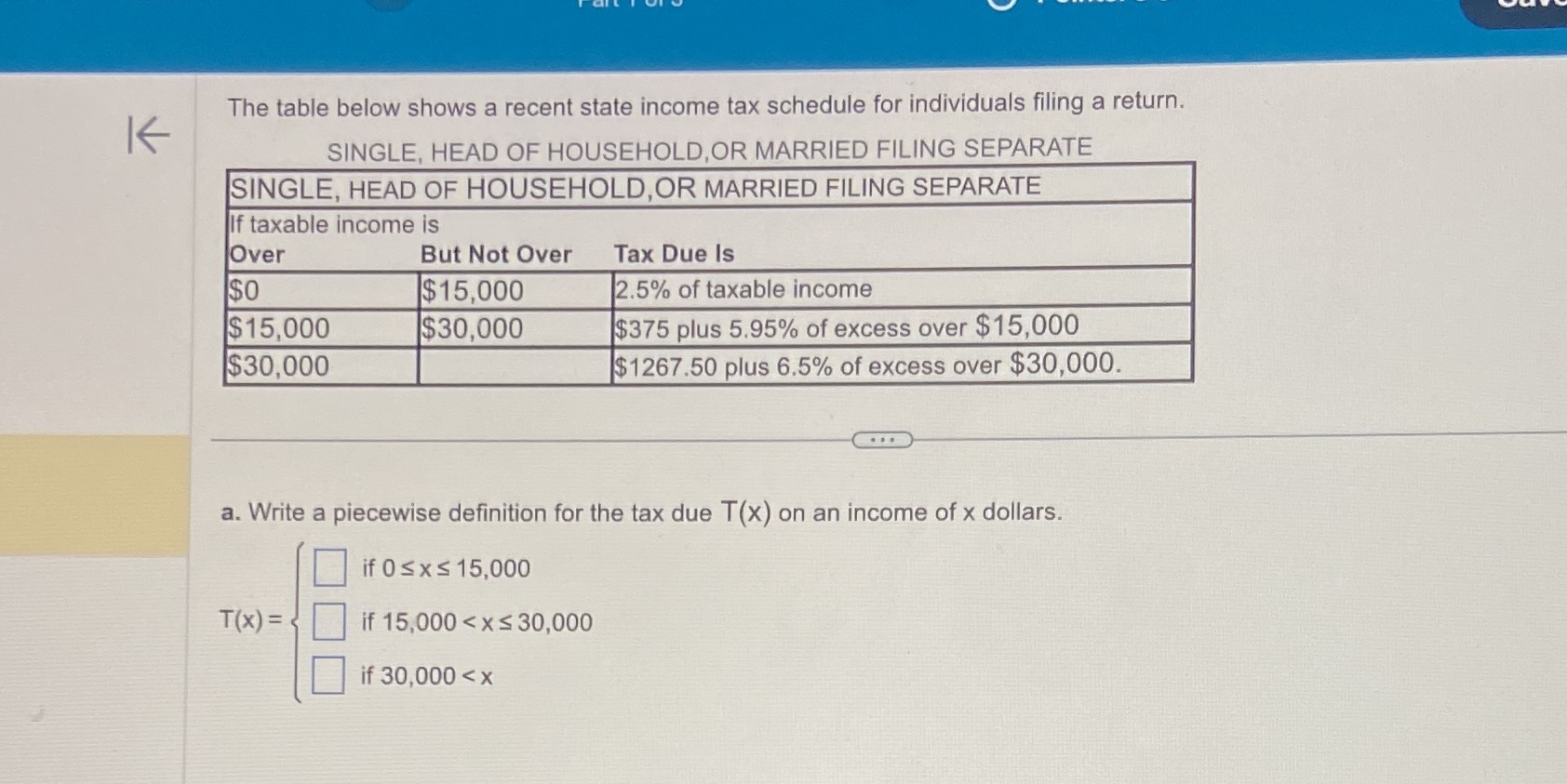 Answers only The table below shows a recent state