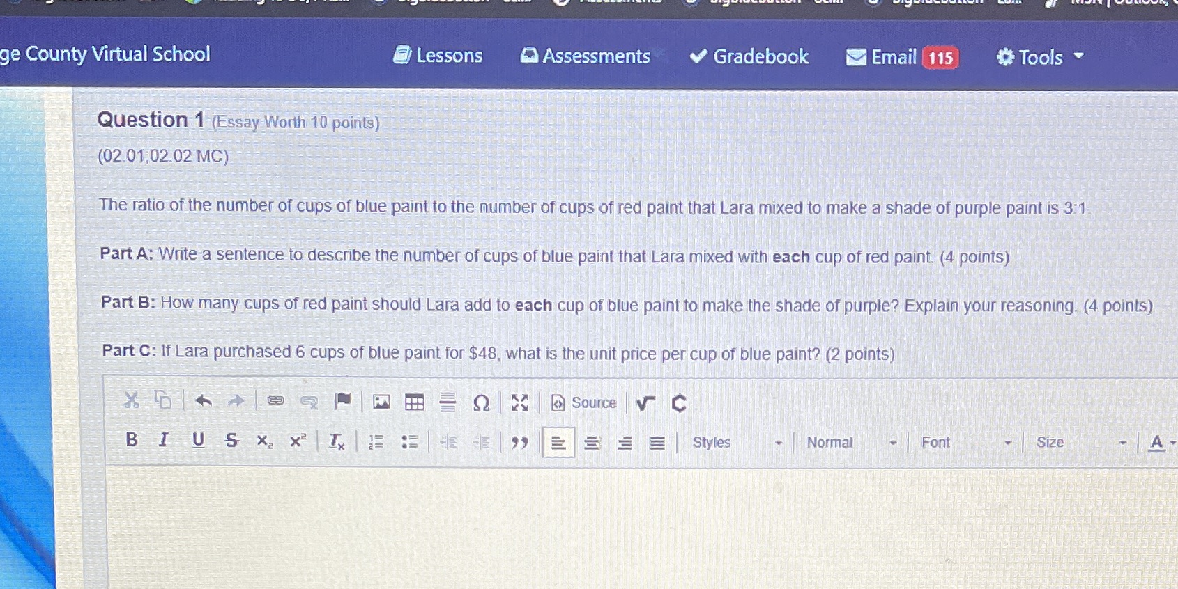 ge County Virtual School Lessons Assessments