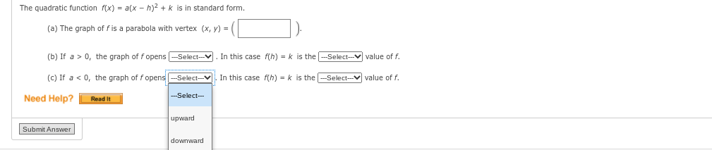 1. The quadmtit: function x] = ab: 102 + k is in