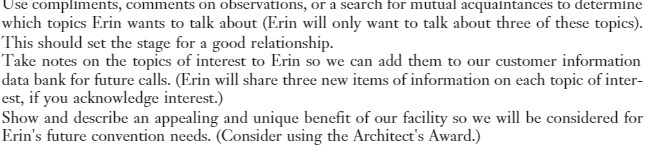 Use compliments, comments on observatlons, or a