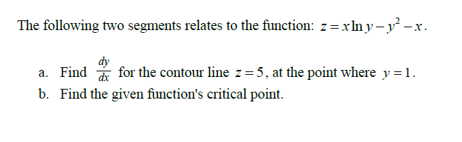 The following two segments relates to the