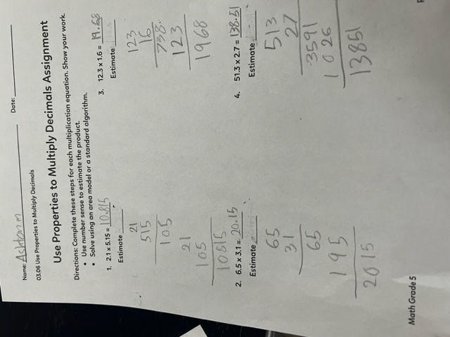 Name: Ashton en Date: 03.06 Use Properties to