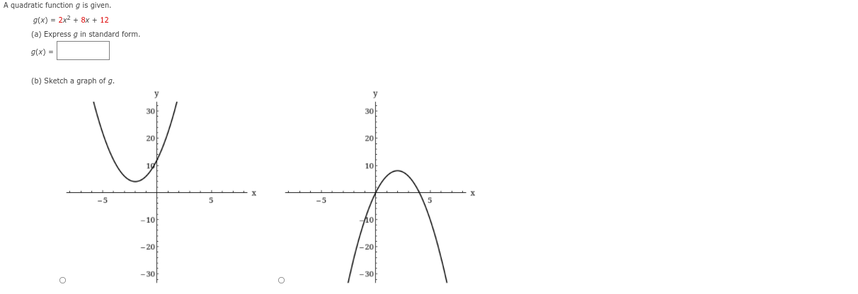 1. The quadmtit: function x] = ab: 102 + k is in