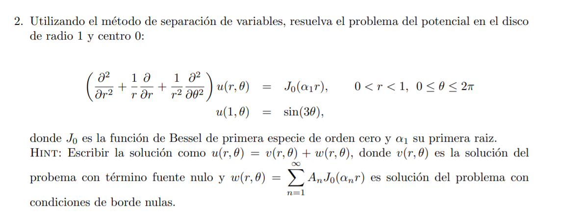 Using the method of separation of variables,