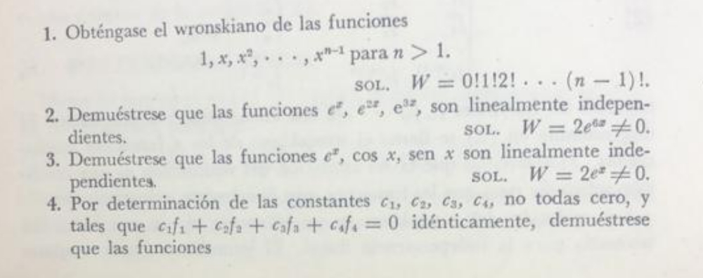 steps to reach the solution by the Wronskiano