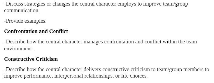 -Discuss strategies or changes the central