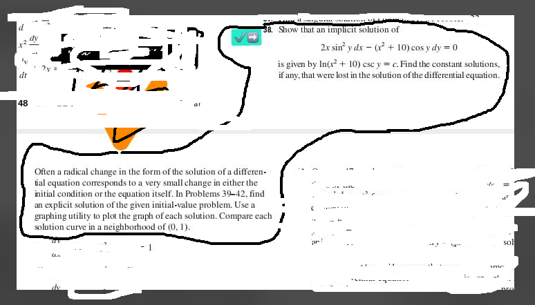 see attach. only q38 38. Show that an implicit