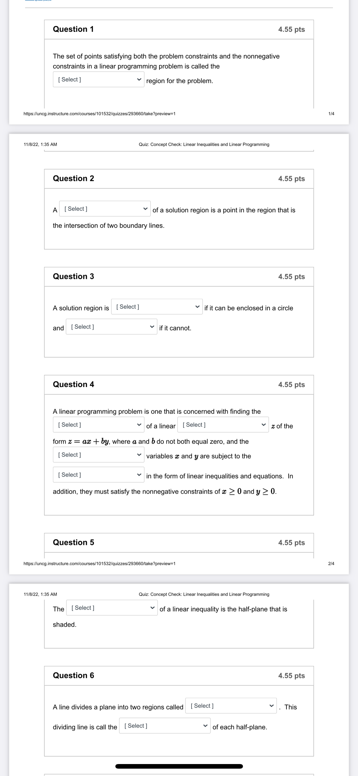 I really need help with these, thanks! \fQuestion
