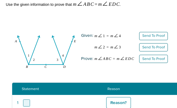 Use the given information to prove that m _ 2 = m