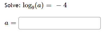6.3 1) Write the equation in exponential form.
