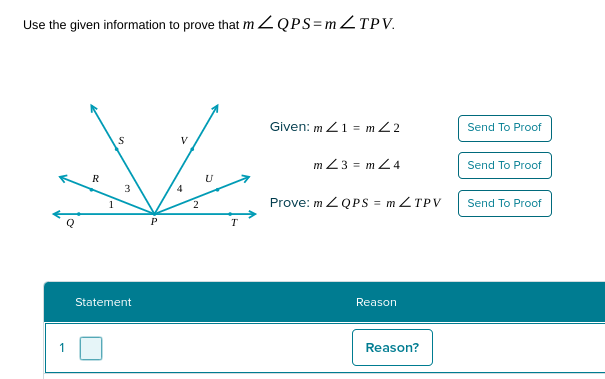 Use the given information to prove that m _ 2 = m