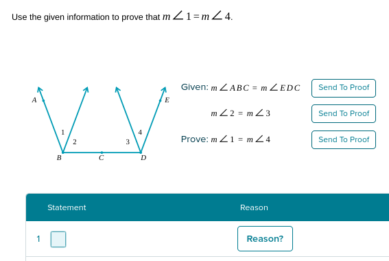 Use the given information to prove that m _ 2 = m