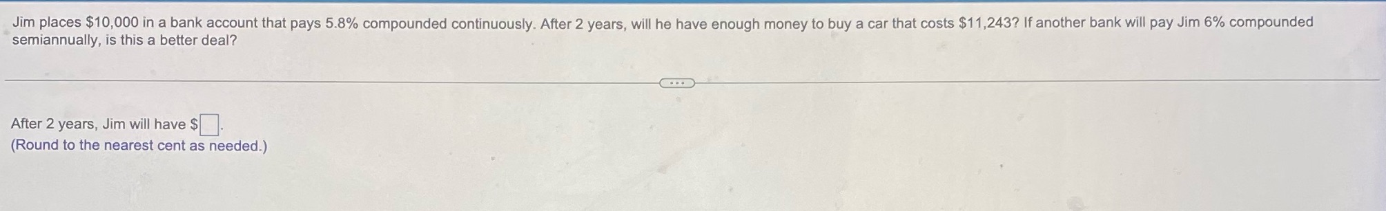 answer all parts of the question Jim places