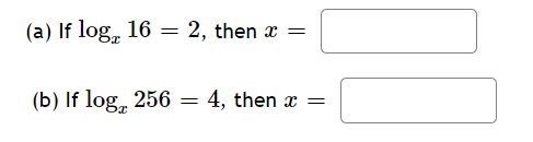6.3 1) Write the equation in exponential form.