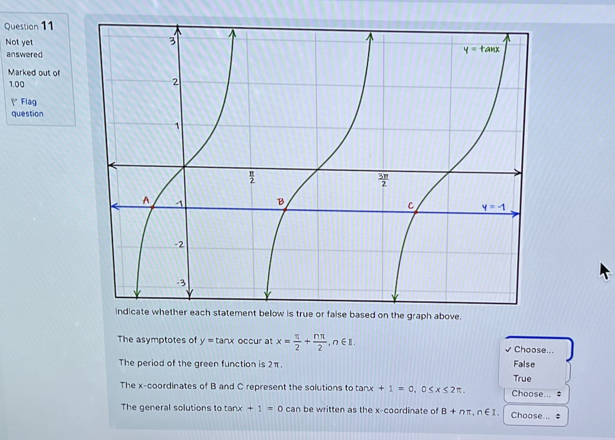 Question 10 Not yet Statement A The domain of the