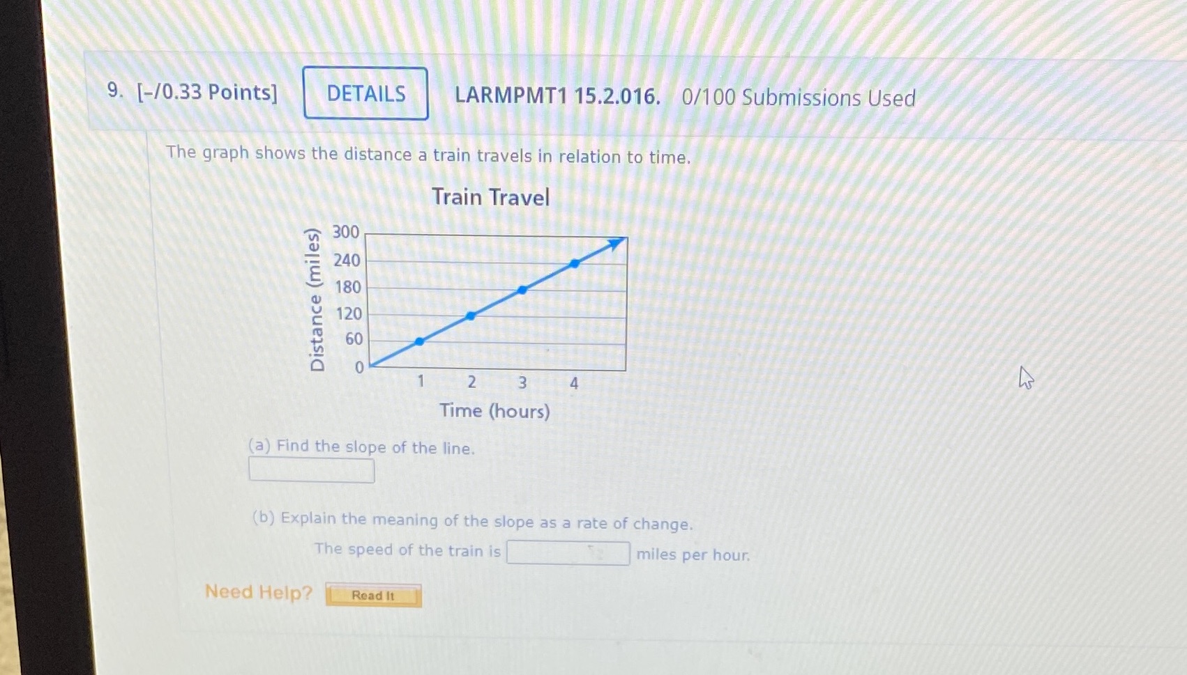 9. [-/0.33 Points] DETAILS LARMPMT1 15.2.016.