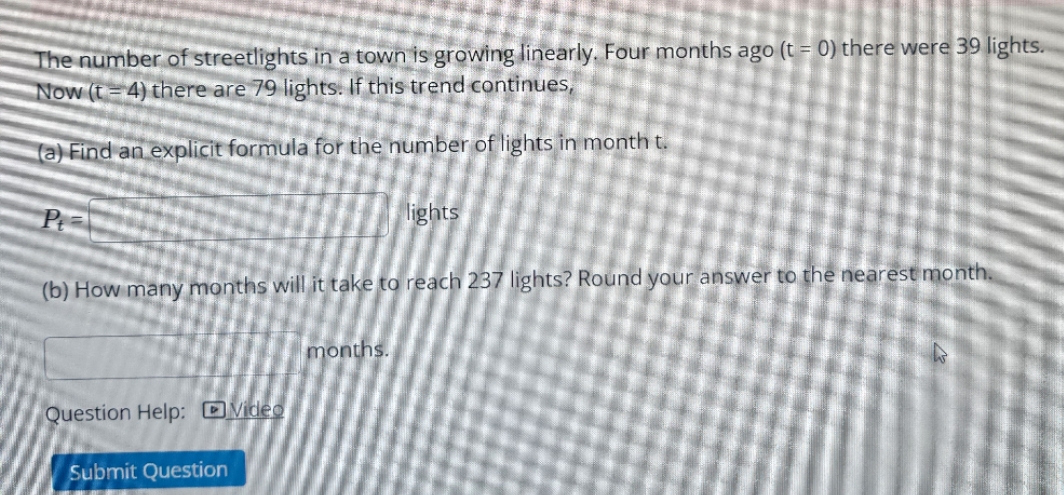 thanks for your help The number of streetlights