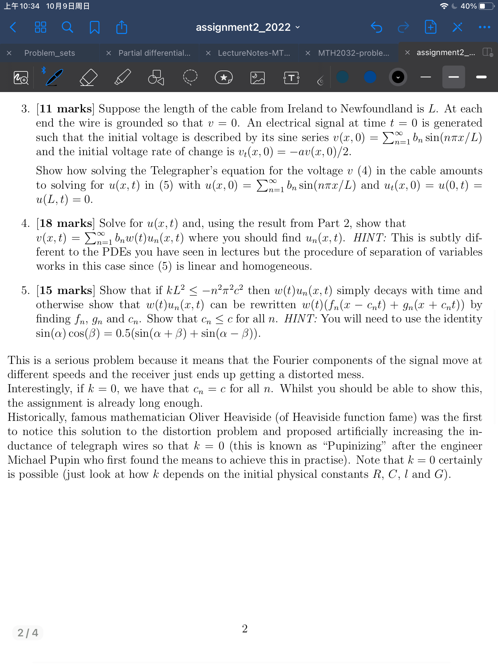 Exercise 2 (67 marks). In the 1850s, there was an