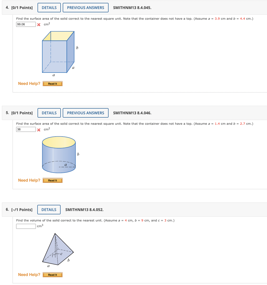 4. [0/1 Points] DETAILS PREVIOUS ANSWERS