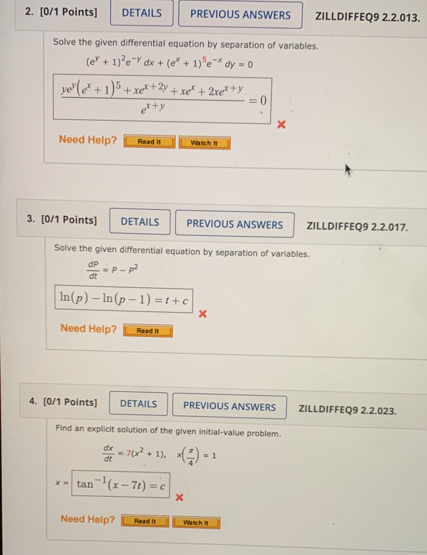 2. [0/1 Points] DETAILS PREVIOUS ANSWERS