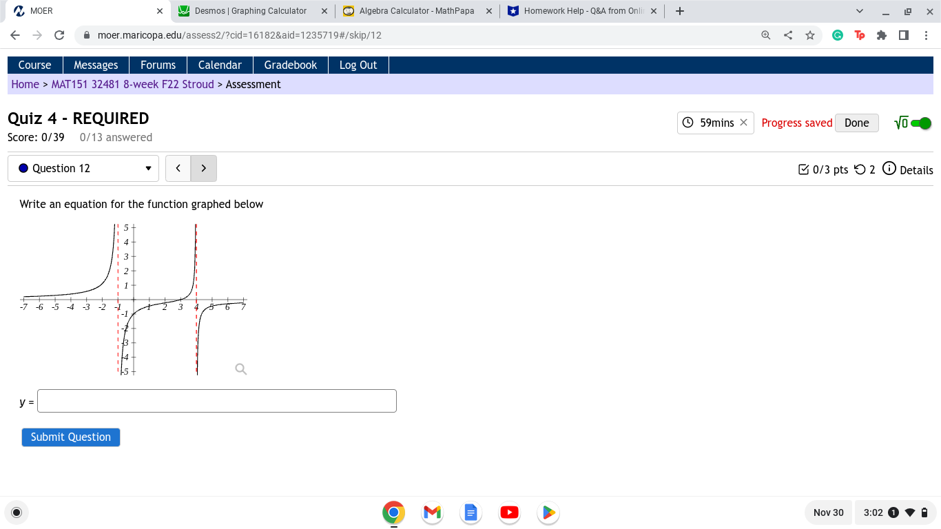 MOER X Desmos | Graphing Calculator X Algebra