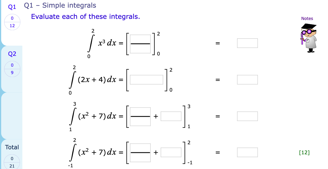 \fQ1 Q2 - Working with a graph 0 Find the shaded