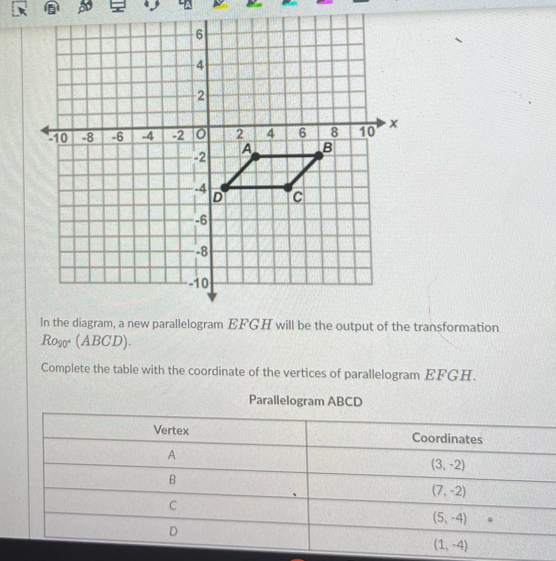 Need this rotated 90 degrees -10 -8 -6 - -2 0 6 8