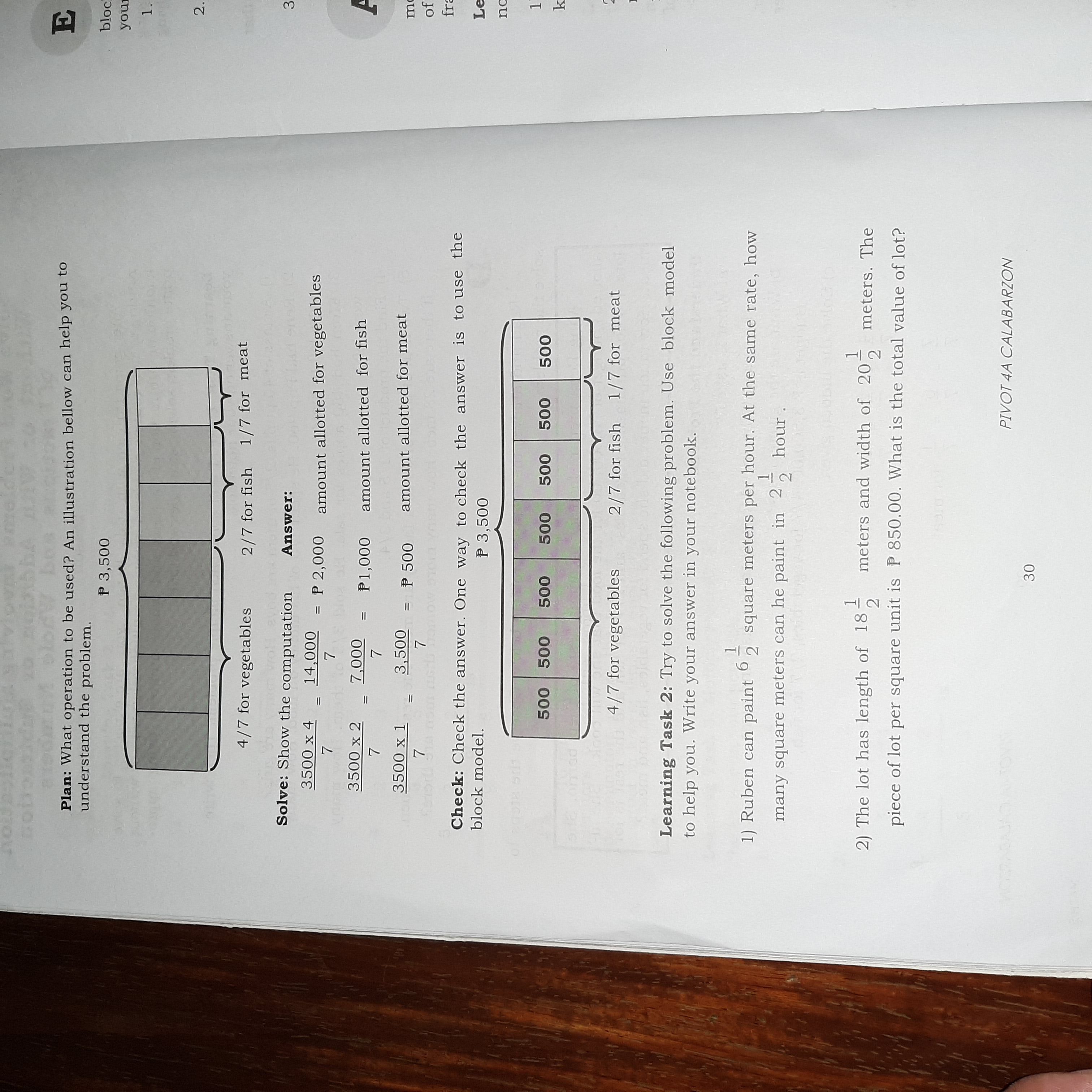 Answer the following. Plan: What operation to be