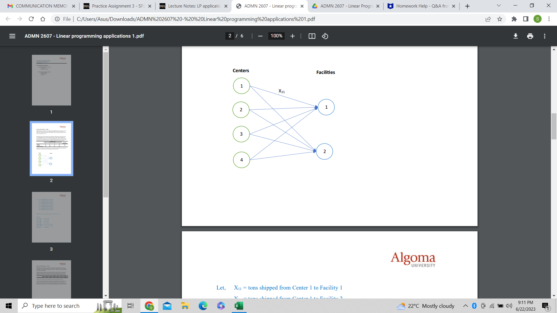 M COMMUNICATION MEMO: X D2L Practice Assignment 3