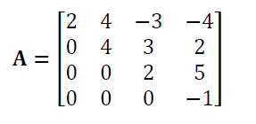 Find the inverse of the following triangular