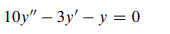 Find the general solution: - 4y' + 5y =0
