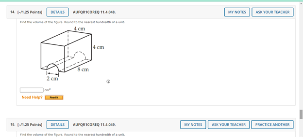 14. [-/1.25 Points] DETAILS AUFQRICOREQ 11.4.048.