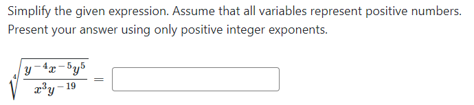 MATH HOMEWORK: \fSimplify the given expression.