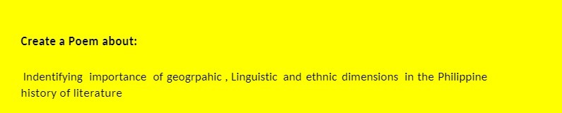 Create a Poem about: Indentifying importance of