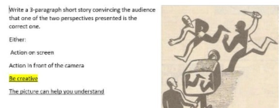 Write a 3-paragraph short story convincing the