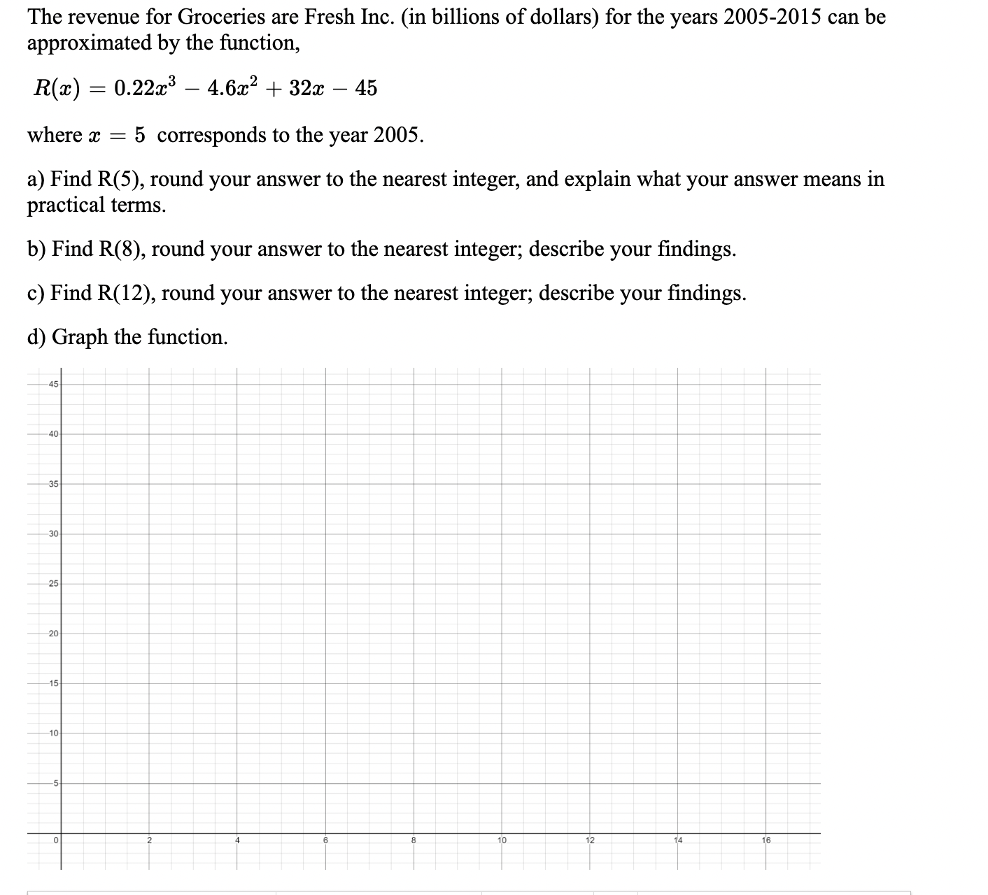 Match the function with the graph: - -23 - v 24