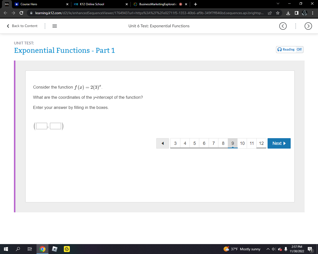 D2L * Course Hero K12 K12 Online School
