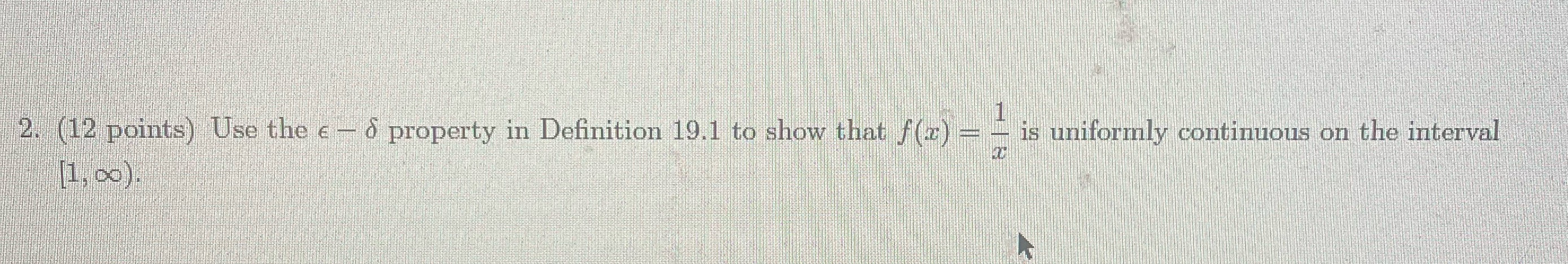 2. (12 points) Use the e - o property in