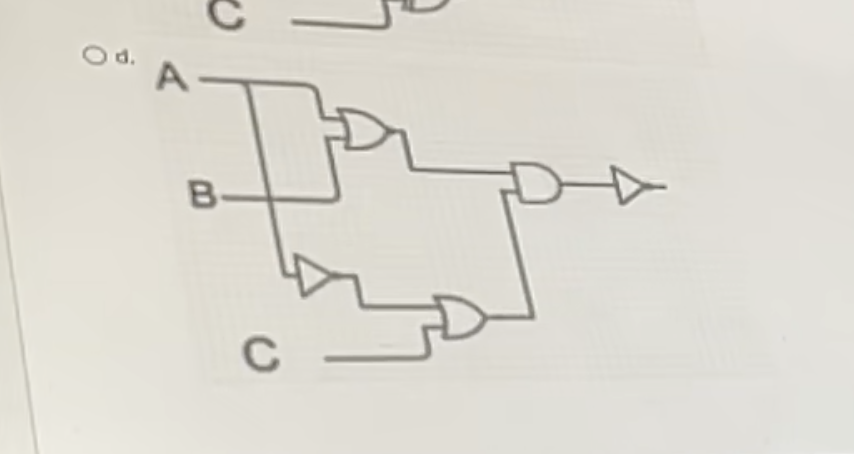 QUESTION 13 Select the Circuit that models the