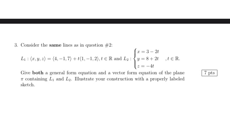 Give details 3. Consider the same lines as in