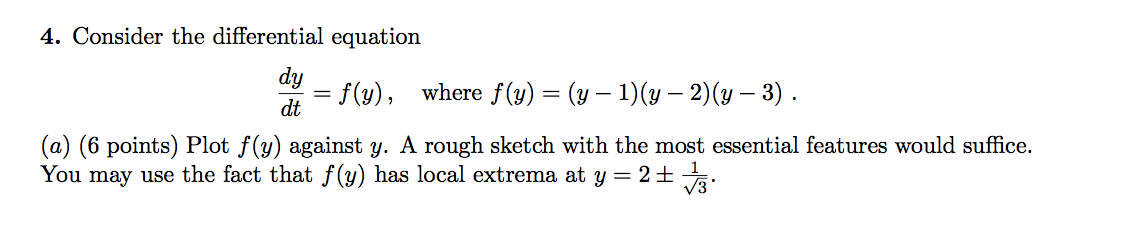 3. (a) (8 points) Use the substitution 1: = g