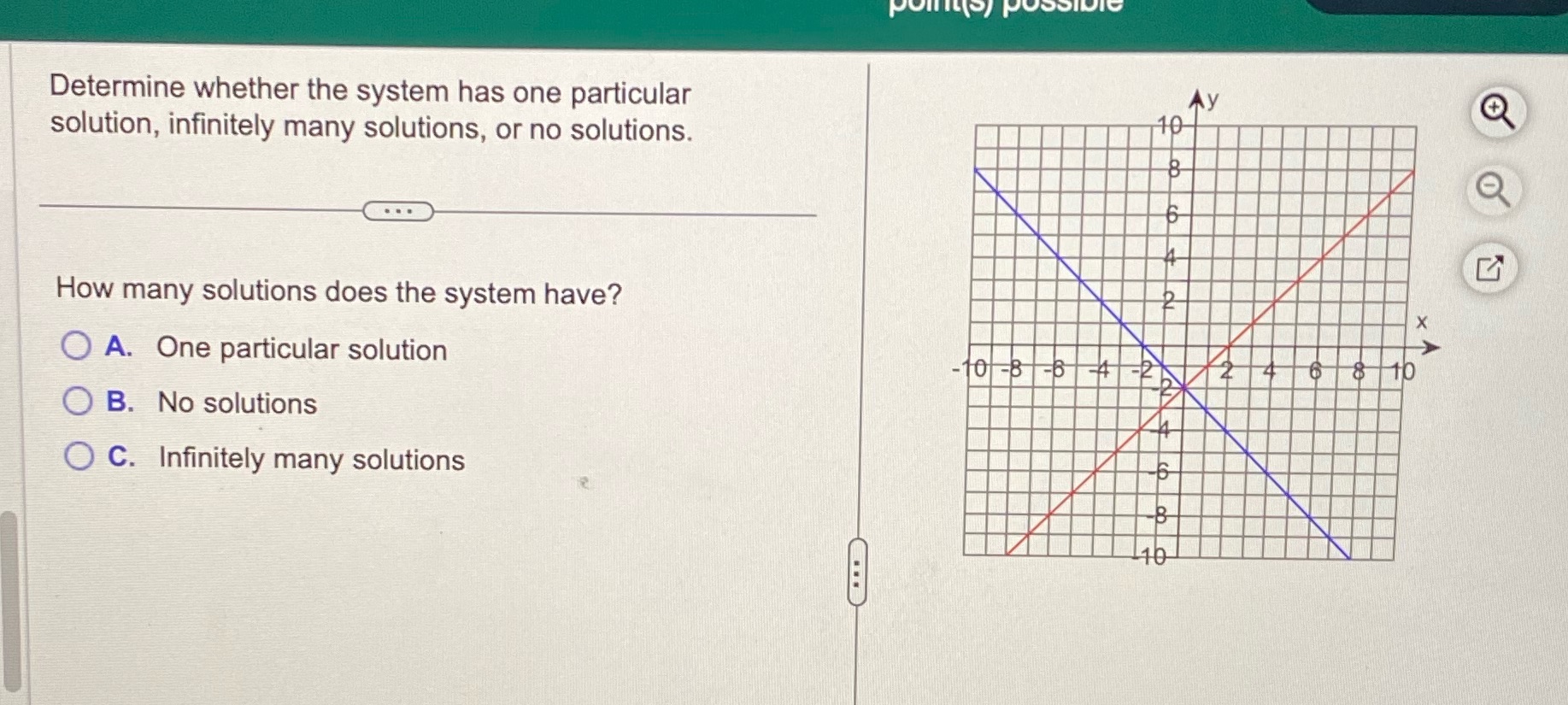 DIC Determine whether the system has one