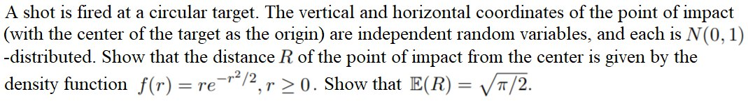 MR answer the following A shot is fired at a