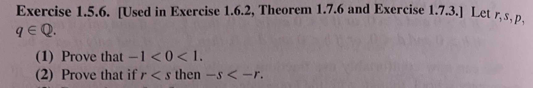 Problem number 2. Exercise 1.5.6. [Used in