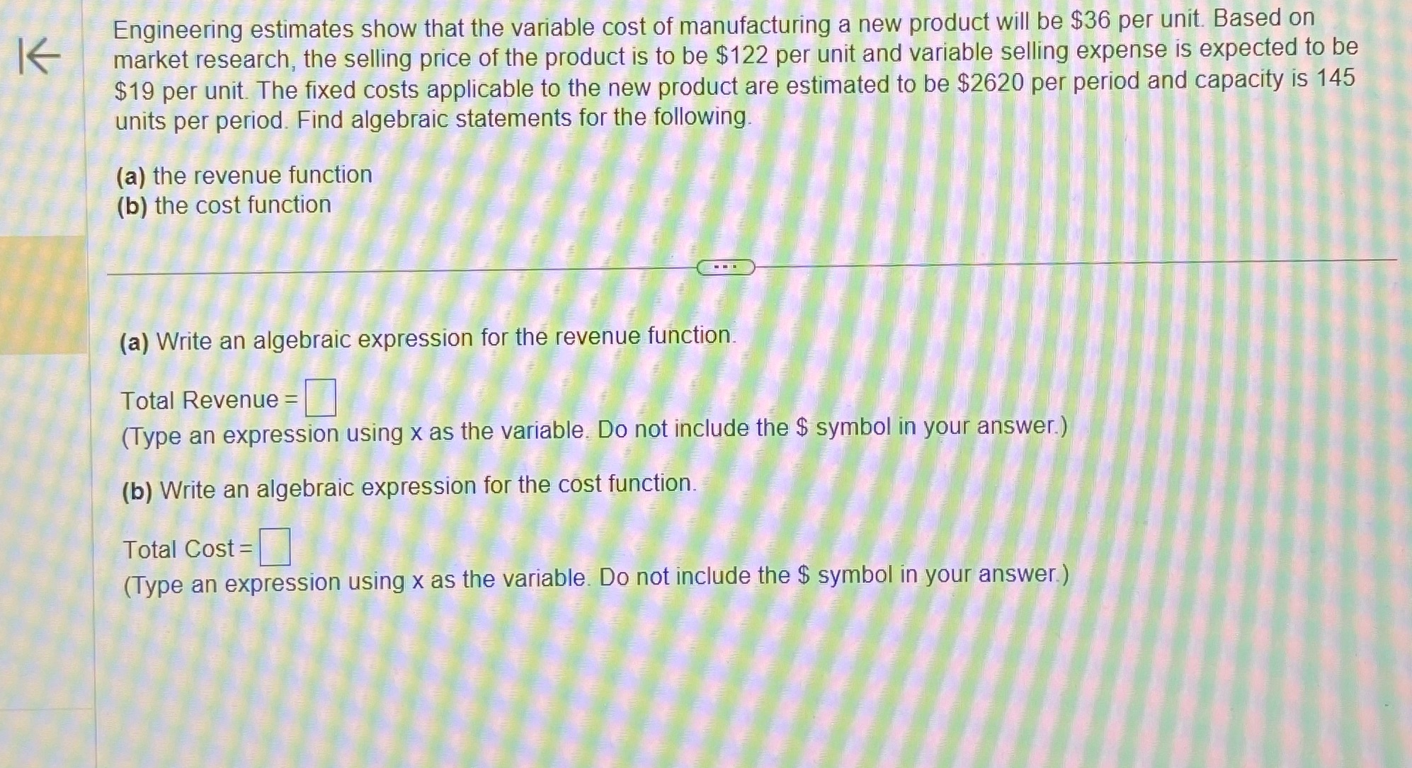 Math K Engineering estimates show that the