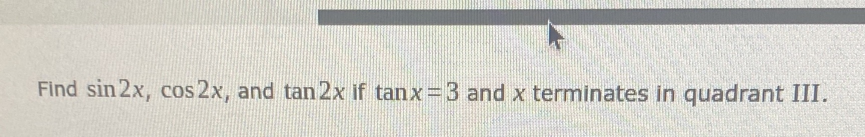 I'm having a hard time and I'm stuck on it. Find