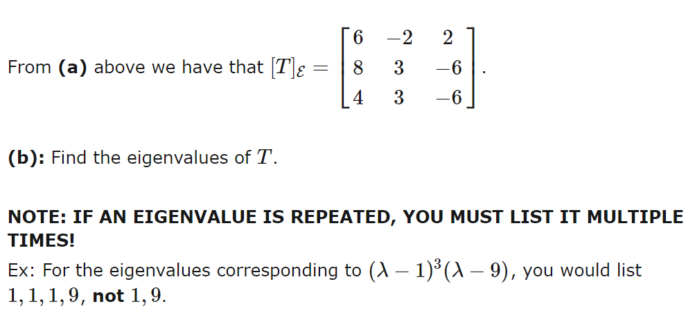 Q1 co 15 -15 -15 0 8 -5 5 Let A You can show that